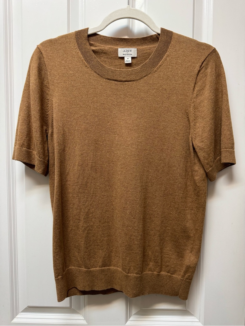 J Crew Factory cotton short sleeve sweater tee